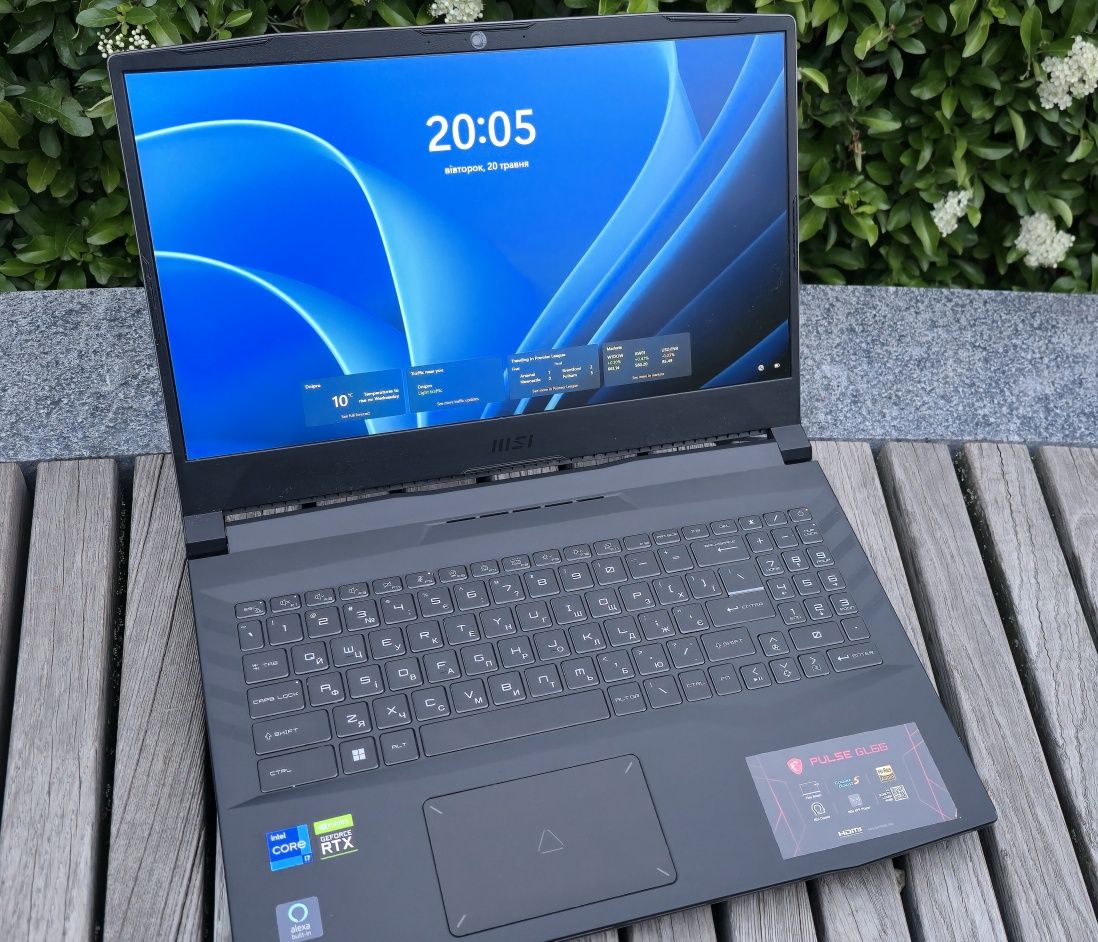 ігровий ноутбук MSI Pulse GL66 (i7 12700H, RTX 3070, 32GB 03П)