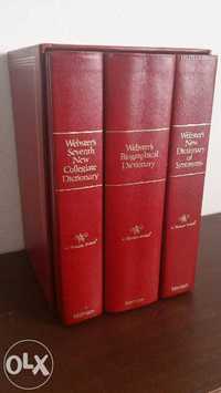 Coleção de três dicionários Webster