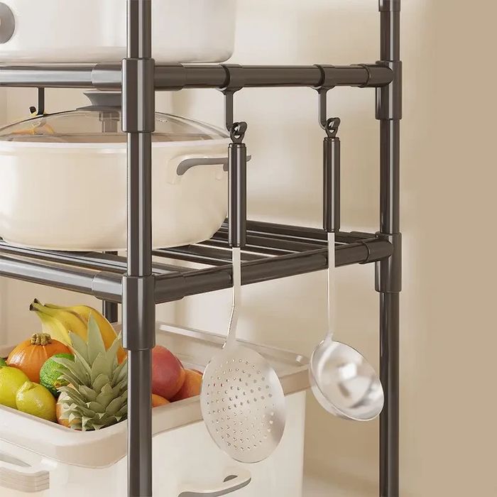 Полиця-стелаж підлогова 138×42×32 см на коліщатках