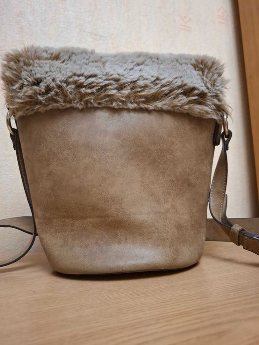 Сумка жіноча  через плече, Next , оливковий колір