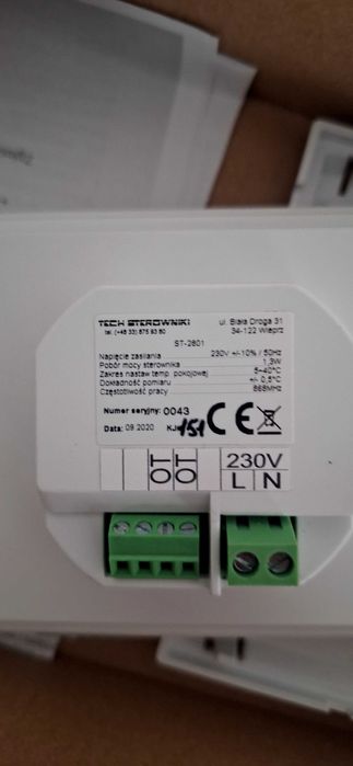 Sterownik TECH ST-2801   868MHz Biały