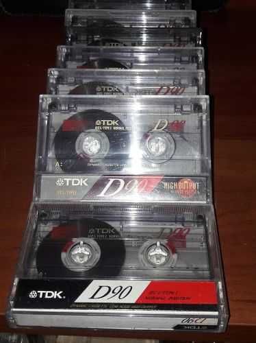 Аудіокасети TDK -D90, T1, FE. Різні моделі