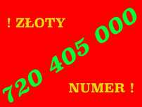 Piękny i łatwy numer telefonu 720.405.000 dla VIPa
