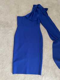 Vestido elegante de cerimónia Azul