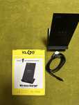 Безпровідна зарядка підставка KLGO 15W чорна беспроводная зарядка KLGO