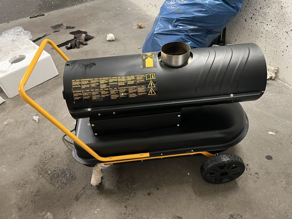 Nagrzewnica olejowa 25kw z termostatem NOWA