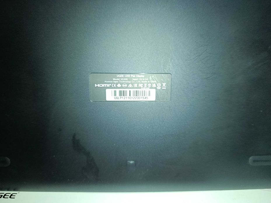 Графічний планшет з екраном UGEE U1200