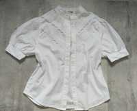 Koszula bluzka biała z bufkami
