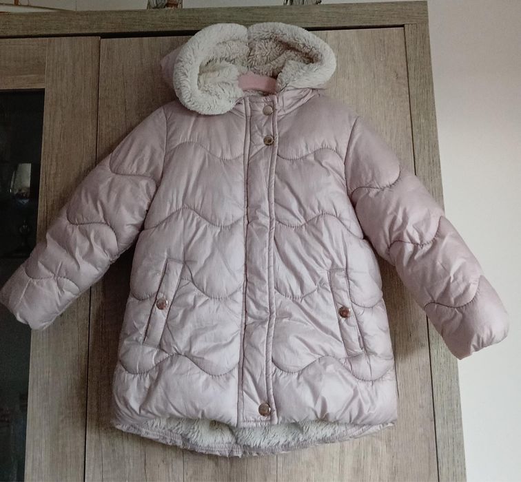 Bardzo ciepła zimowa kurtka dziewczęca Next