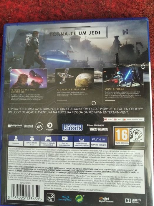 Vendo Jogo para PS4 - Star Wars Jedi: Fallen Order