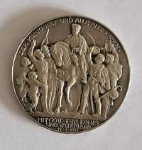 Німецька Імперія Прусія 1913 срібна монета 3 марки "Натовп" 16,6 г