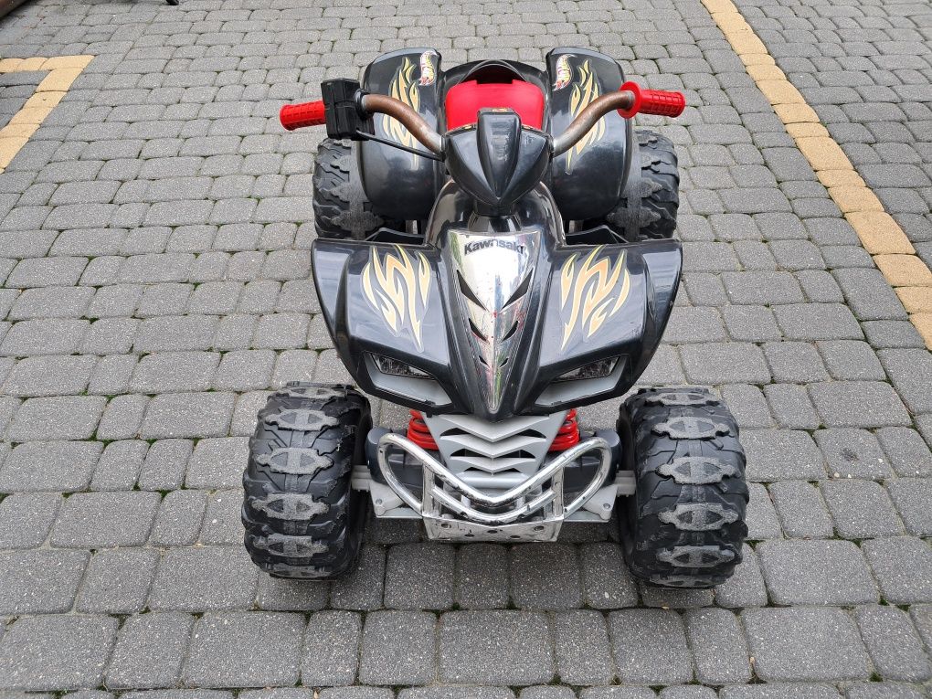 Quad elektryczny  kawasaki  z biegiem wstecznym
