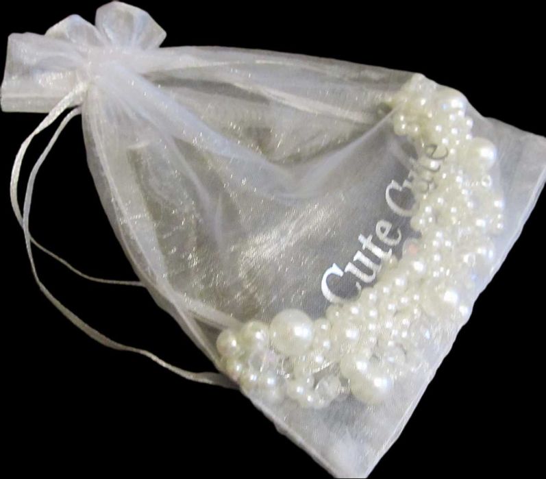 Cute Cute Роскошный обруч-диадема ручной работы из жемчужин