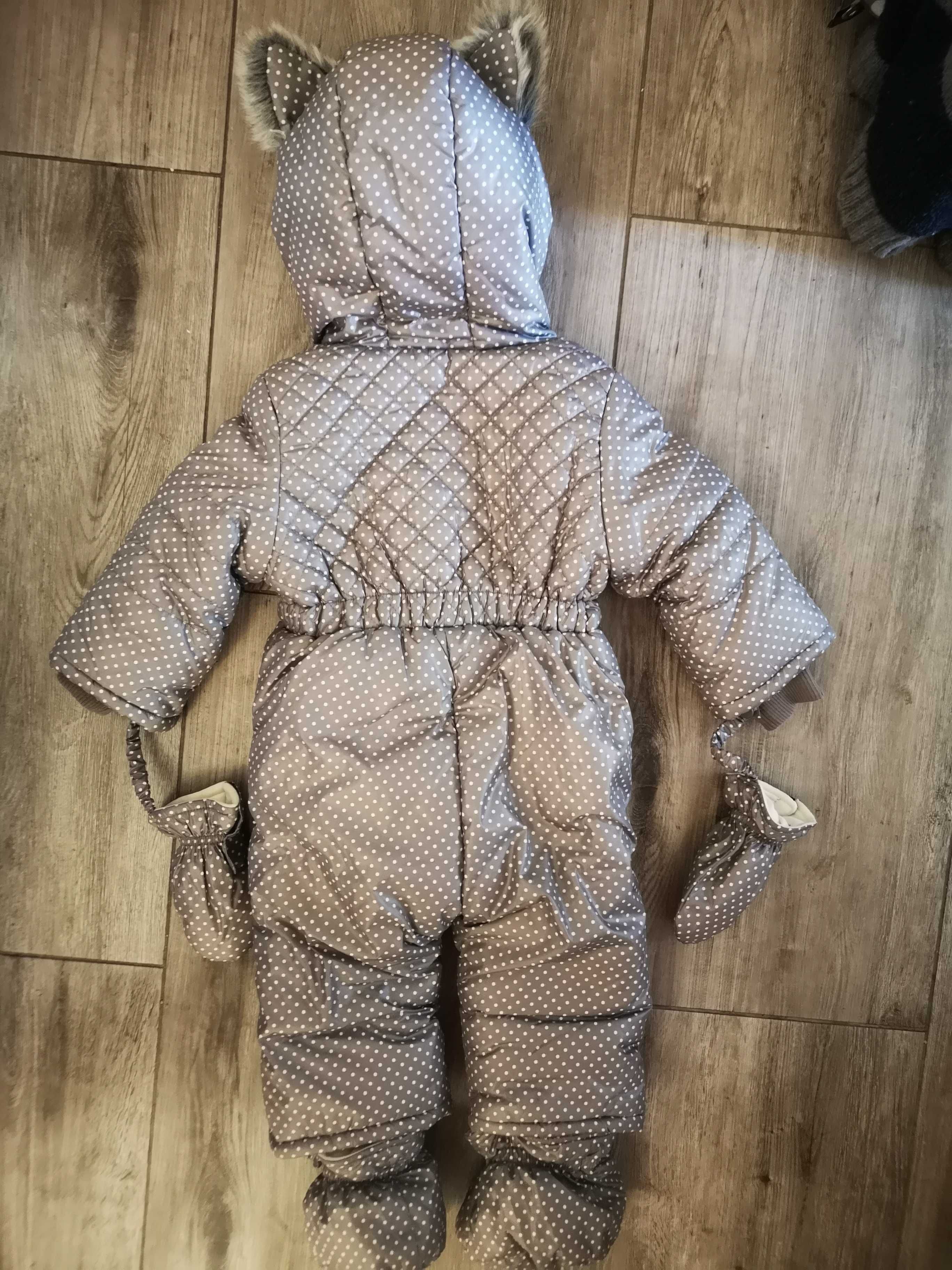 Coccodrillo- sliczny kombinezon zimowy 74 cm