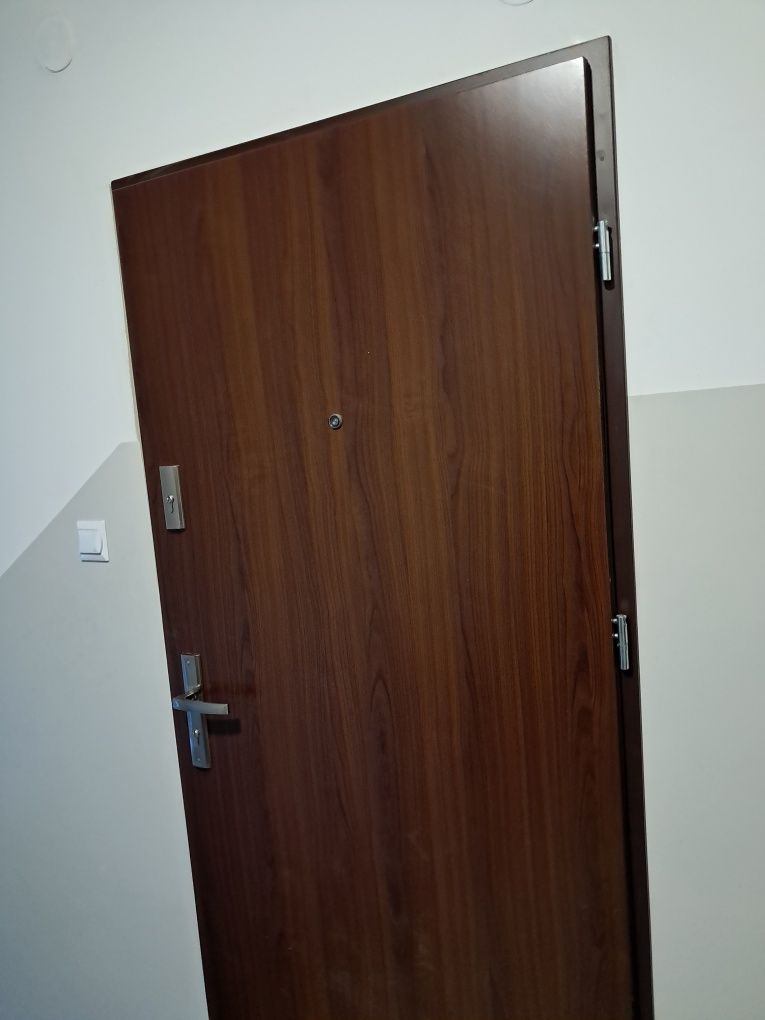Drzwi wejściowe wewnątrzklatkowe Akustyczne cieple drzwi Z montażem