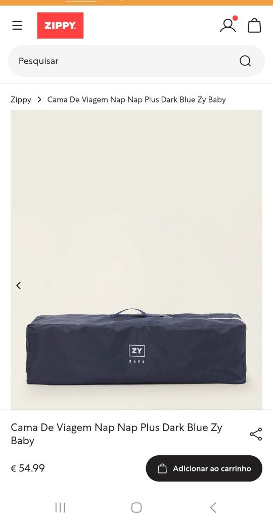 Cama viagem bebe ótimo estado