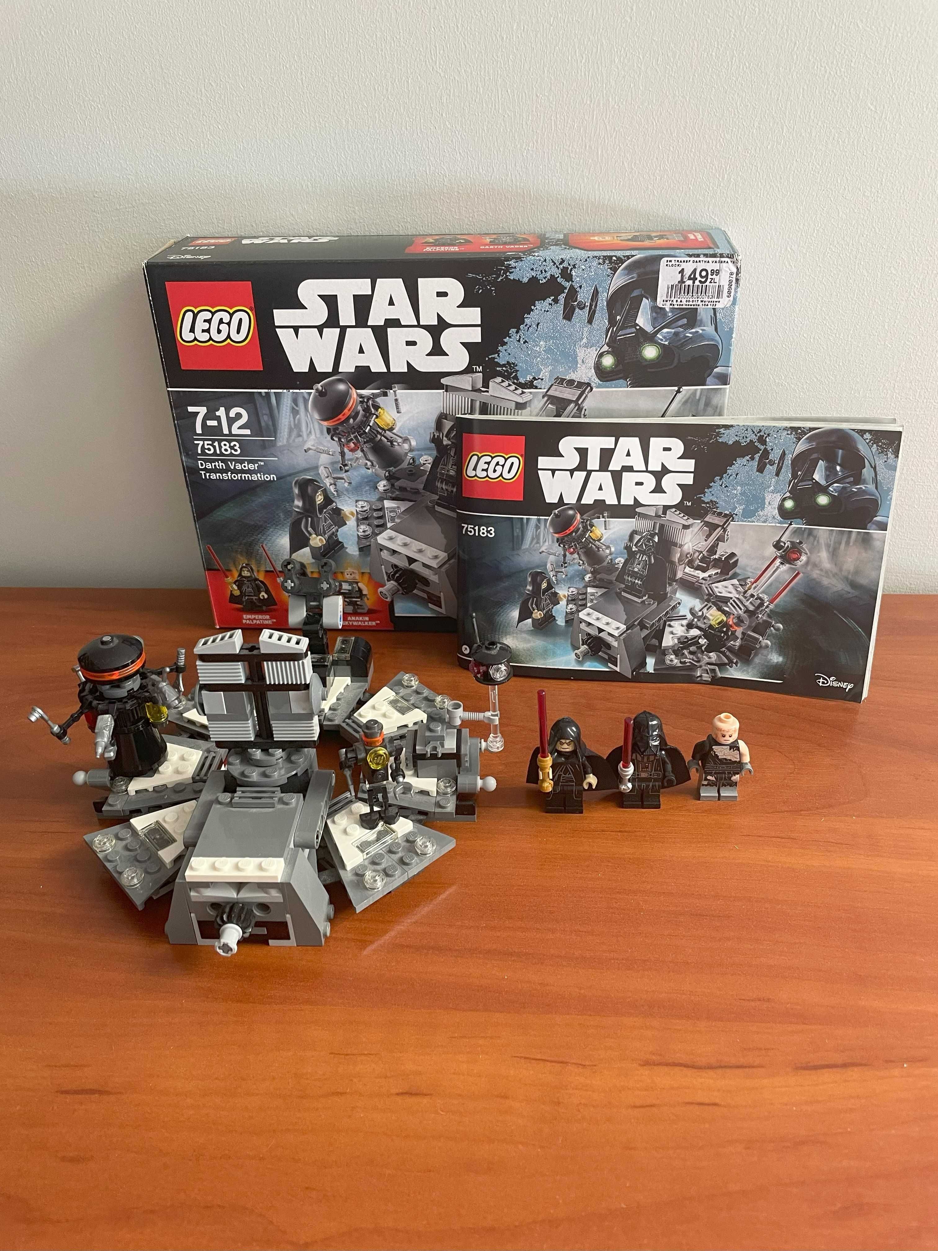 75183 Darth Vader Transformation lego star wars