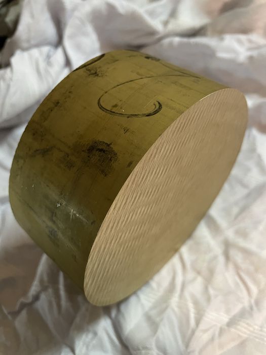 Wałek pręt Mosiężny mosiądz MO58/MO58A o średnicy fi 120 mm L 52 mm