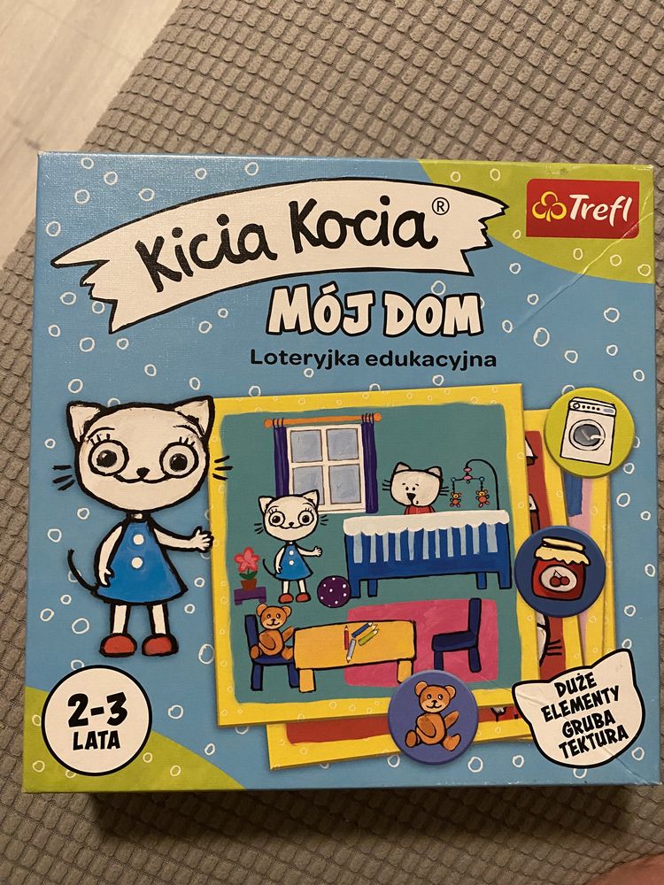 Kicia Kocia Mój dom Loteryjka edukacyjna 2-3lata gra