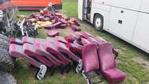 Siedzenia autobus kamper fotel