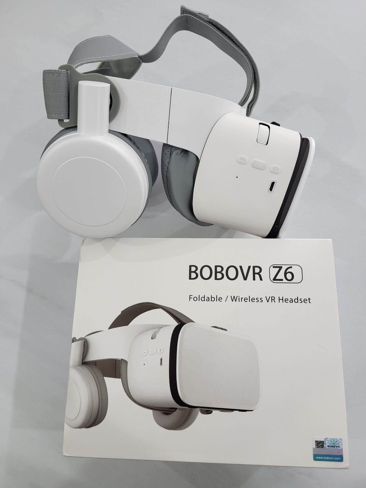 Okulary gogle VR 3D 360° BOBOVR Z6 z słuchawkami do telefonu