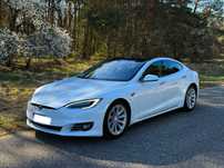 Tesla Model S Tesla S 75D Panorama 4x4 biała Okazja Warszawa !