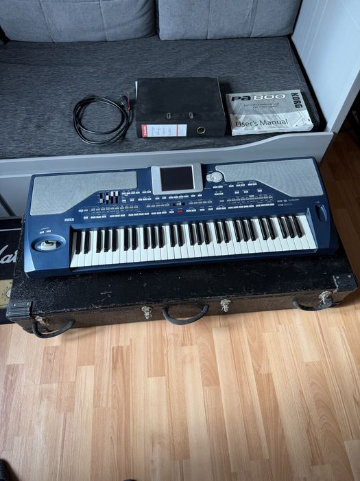 Korg pa 800, twardy futerał, instrukcja, style, klawisze, keyboard