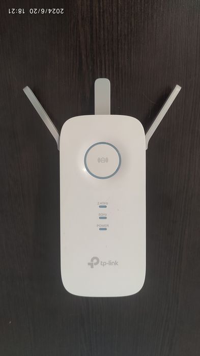 Ретранслятор, Підсилювач WiFi сигналу, 2.4Гц та 5Гц, TP-Link RE455