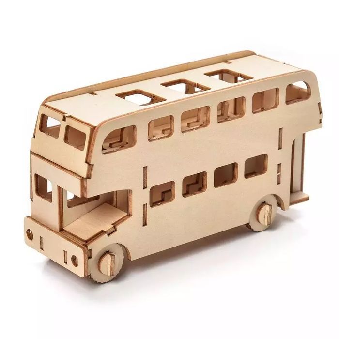 Puzzle drewniane Model 3D Autobus. Nice Idea