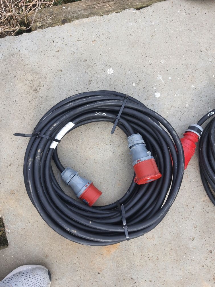 Przedłużacze 400v kable siłowe 5g6 5x6 H07RN-F