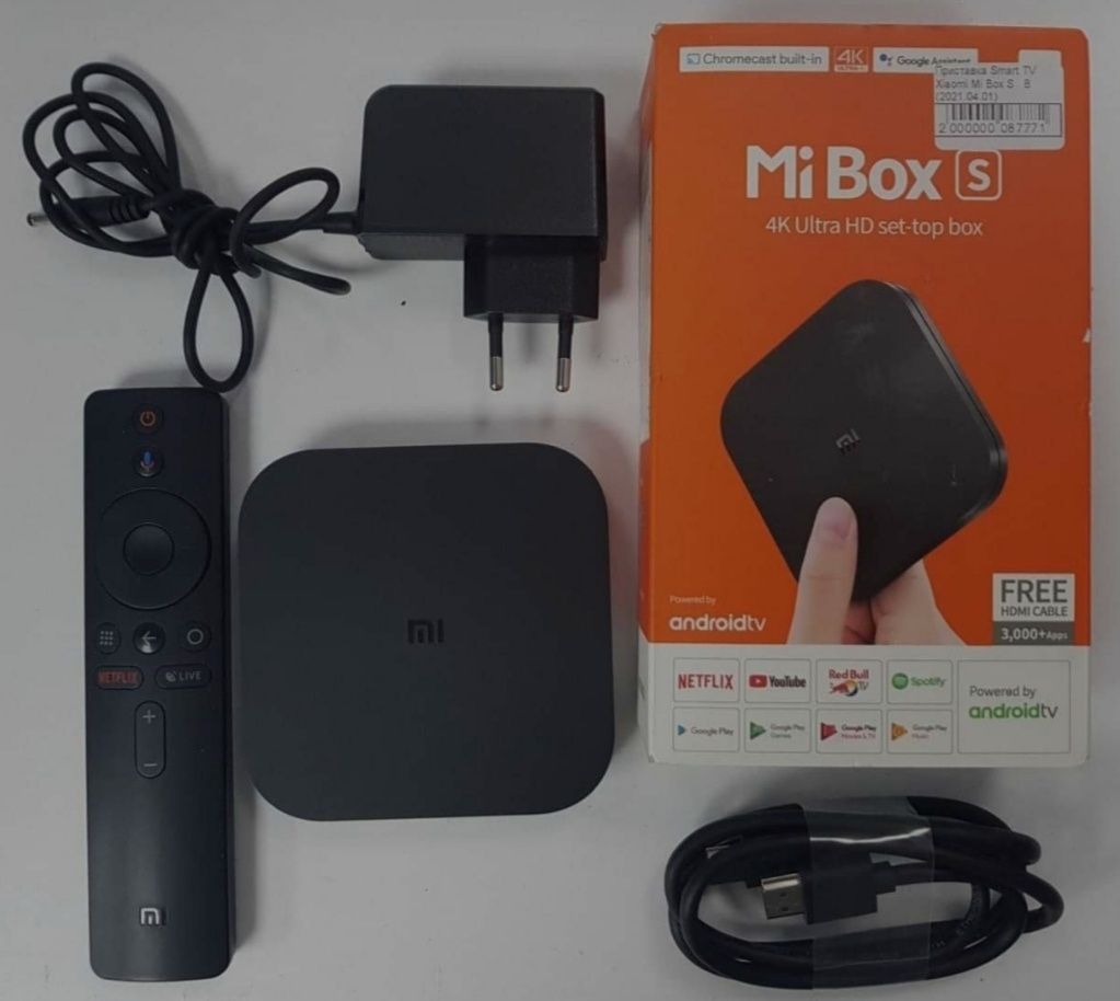 Медіаплеєр TV Box Xiaomi Mi Box S 4K/ютуб без рекл/+25додатків!!!