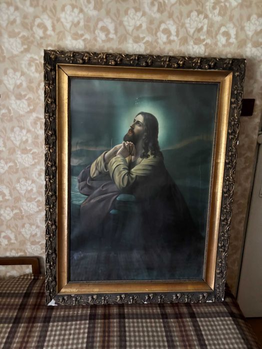rama do obrazu lub lustra - złota, duża