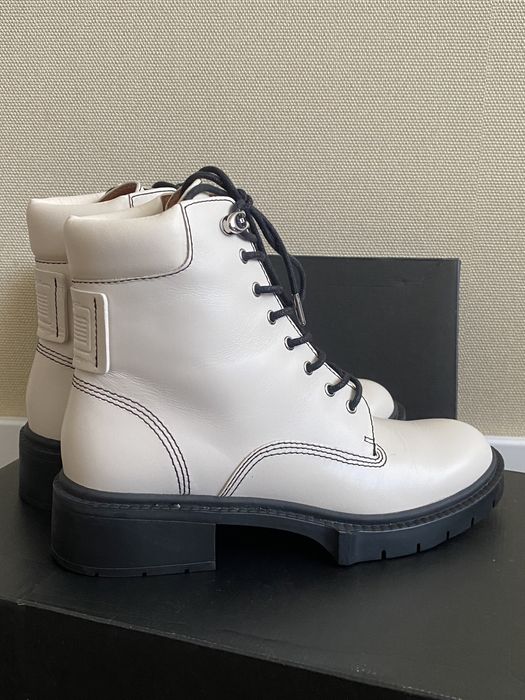 Черевики ботінки ботинки молочного кольору шкіряні coach 100% оригінал