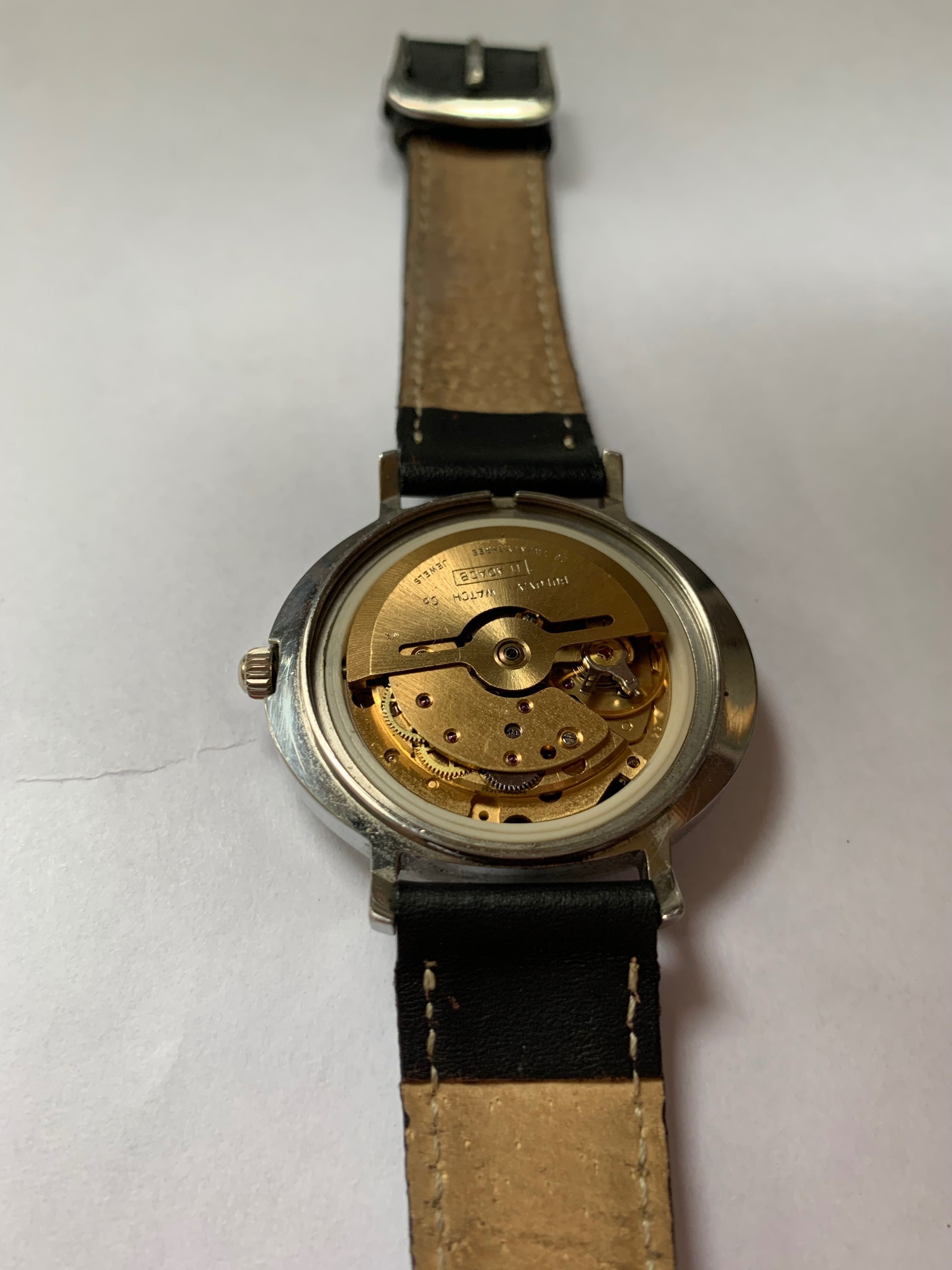 Bulova, mechanizm automatyczny 23 kamienie, koperta stalowa