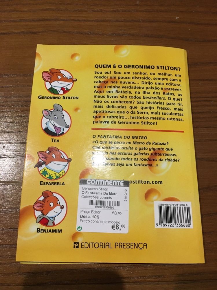 Livros de aventuras: Geronimo stilton, Uma aventura na casa assombrada