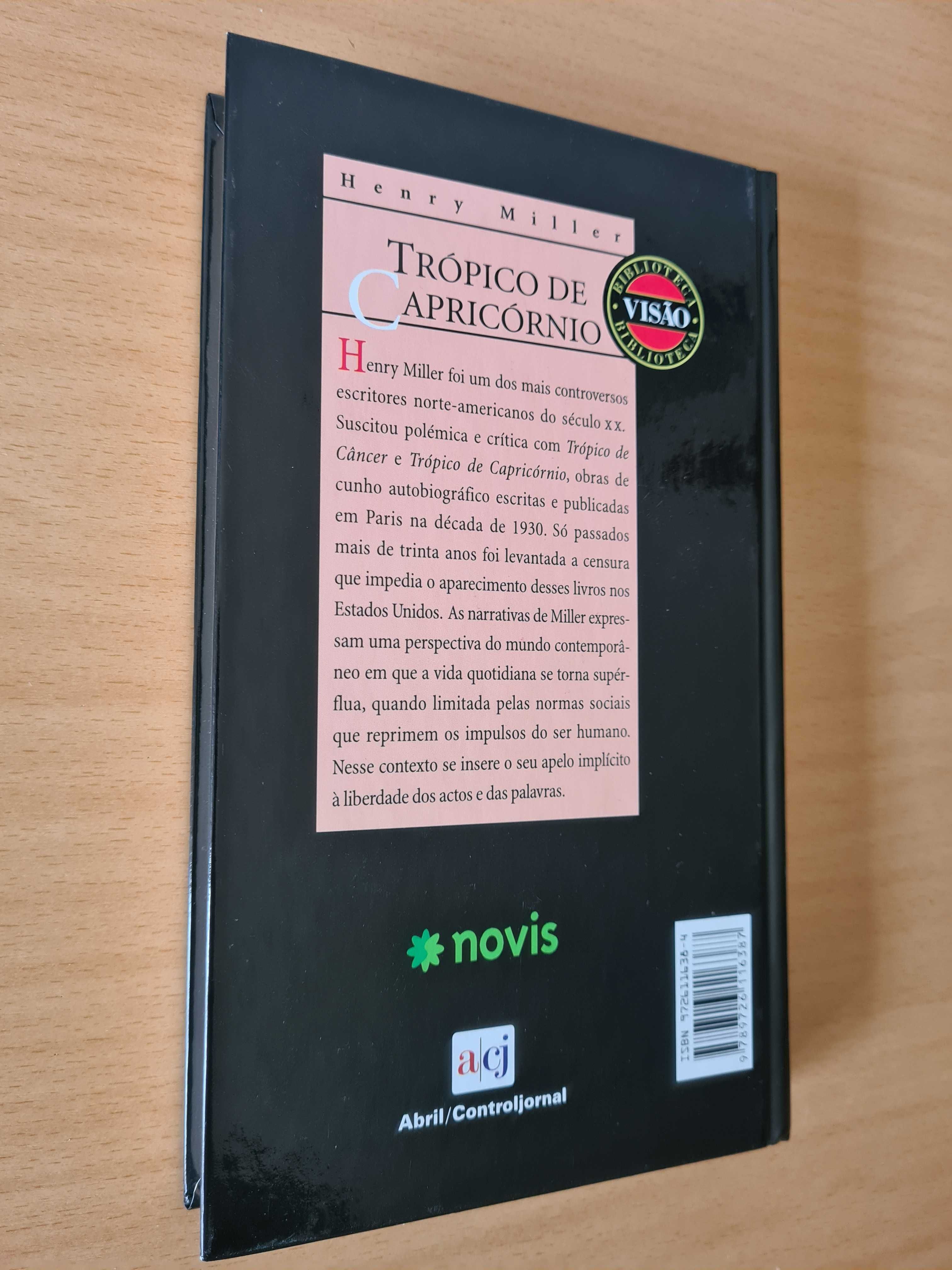 Livro "Trópico de Capricórnio" de Henry Miller