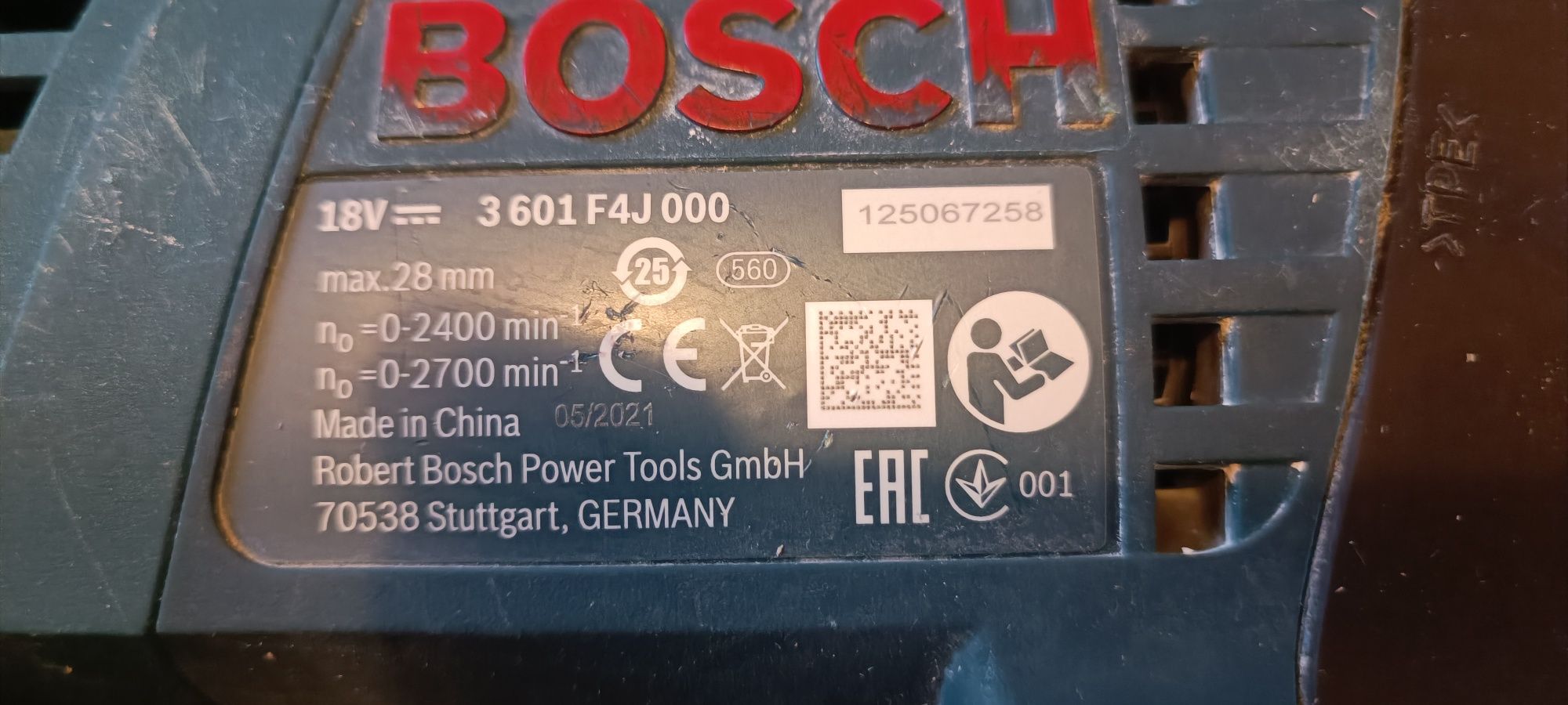 Сабельна пила Bosch GSA-18 LI Professional