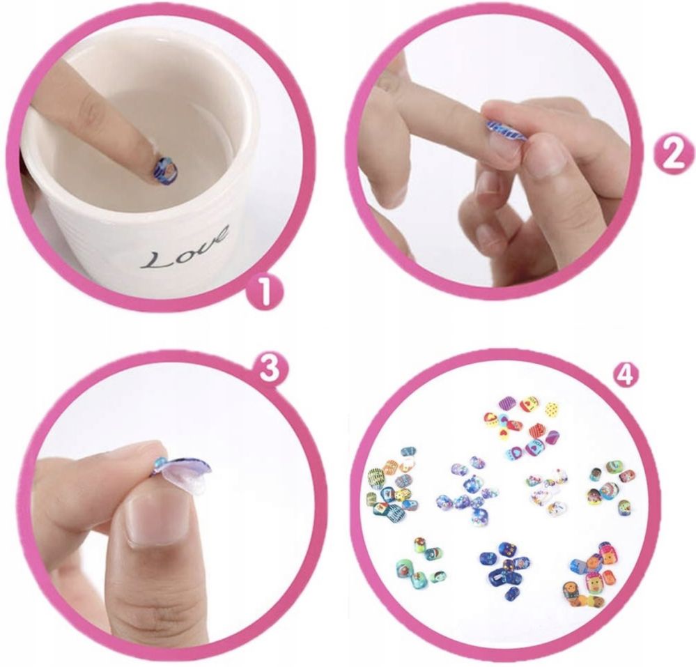 Studio stylizacji paznokci dla dzieci manicure zestaw