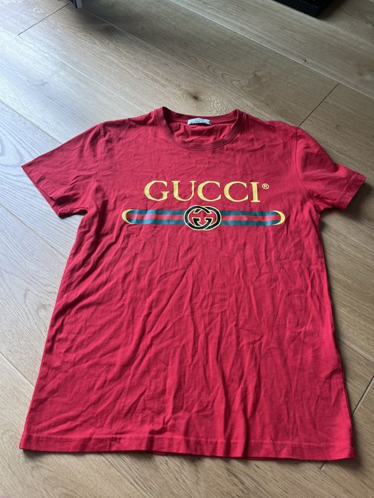 Tshirt Gucci czerwony S
