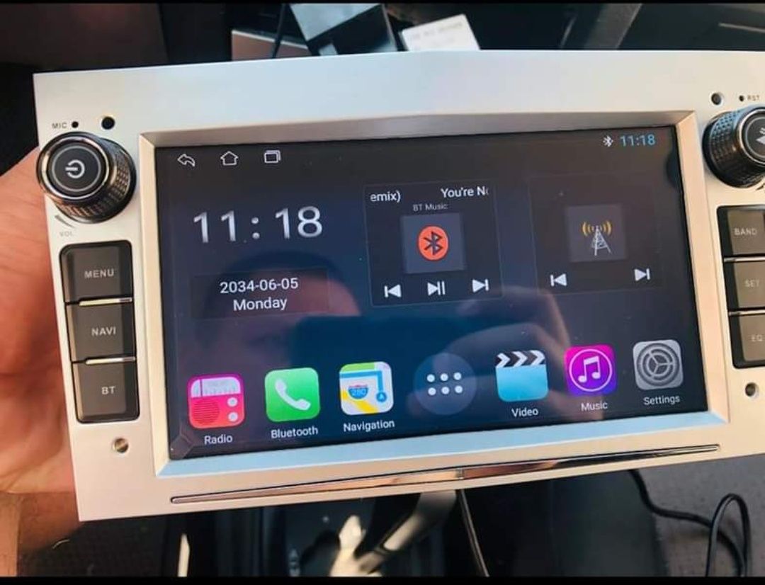 Rádio Android 11 com GPS Opel Astra, Vectra, Corsa, Vivaro, (Novo)