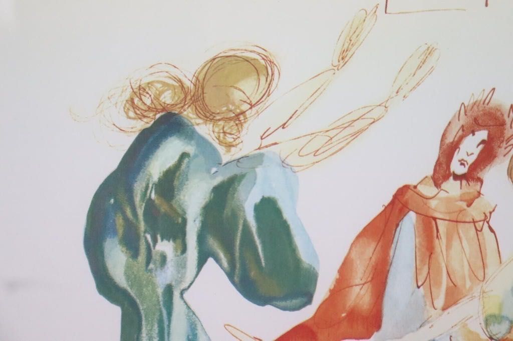 Salvador Dali Taniec 75x55 sygn + nr + certyfikat