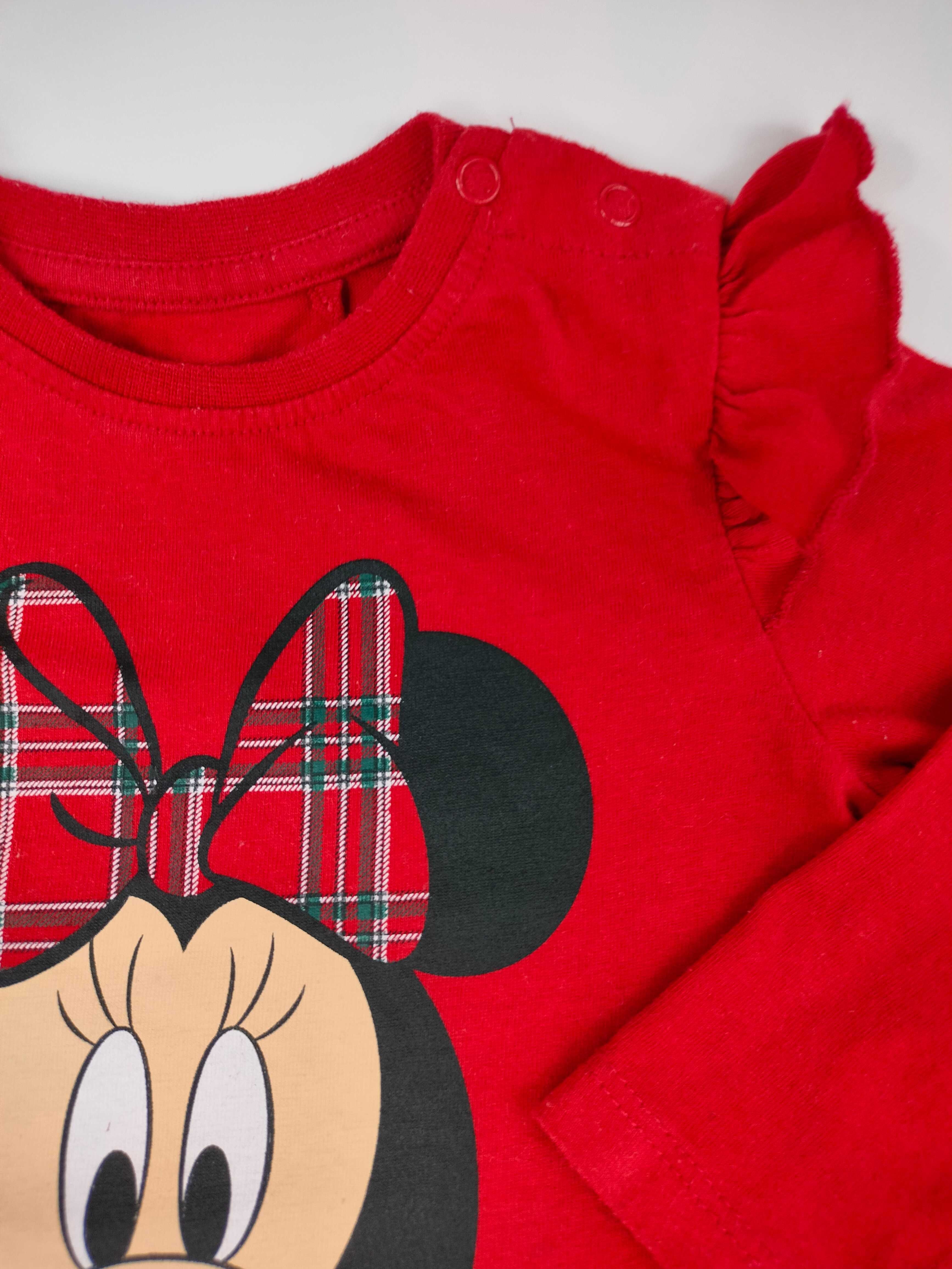 koszulka t-shirt Myszka Minnie z falbankami Sinsay r 86