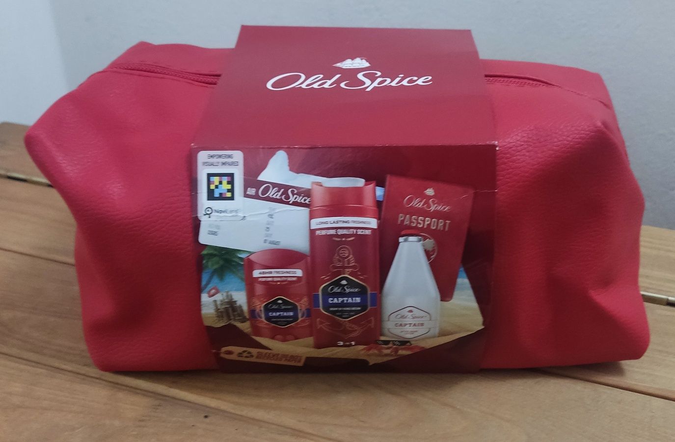 Zestaw Prezentowy OldSpice Captain Kosmetyczka Żel Woda Dezodorant