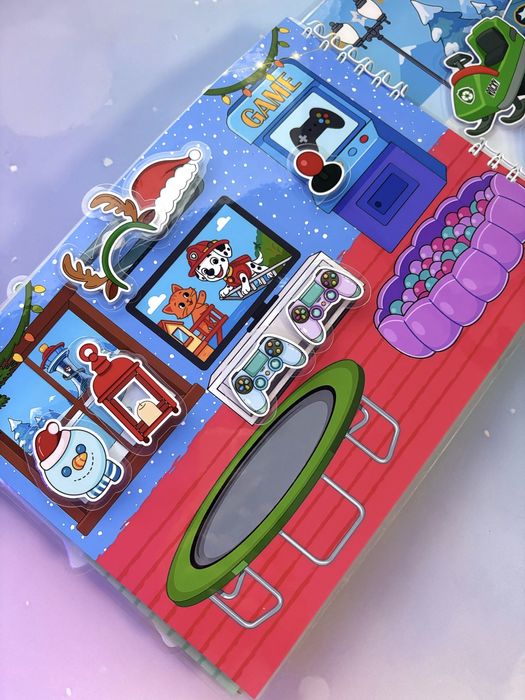 Альбом на липучках "Щенячий патруль. Зимова місія"