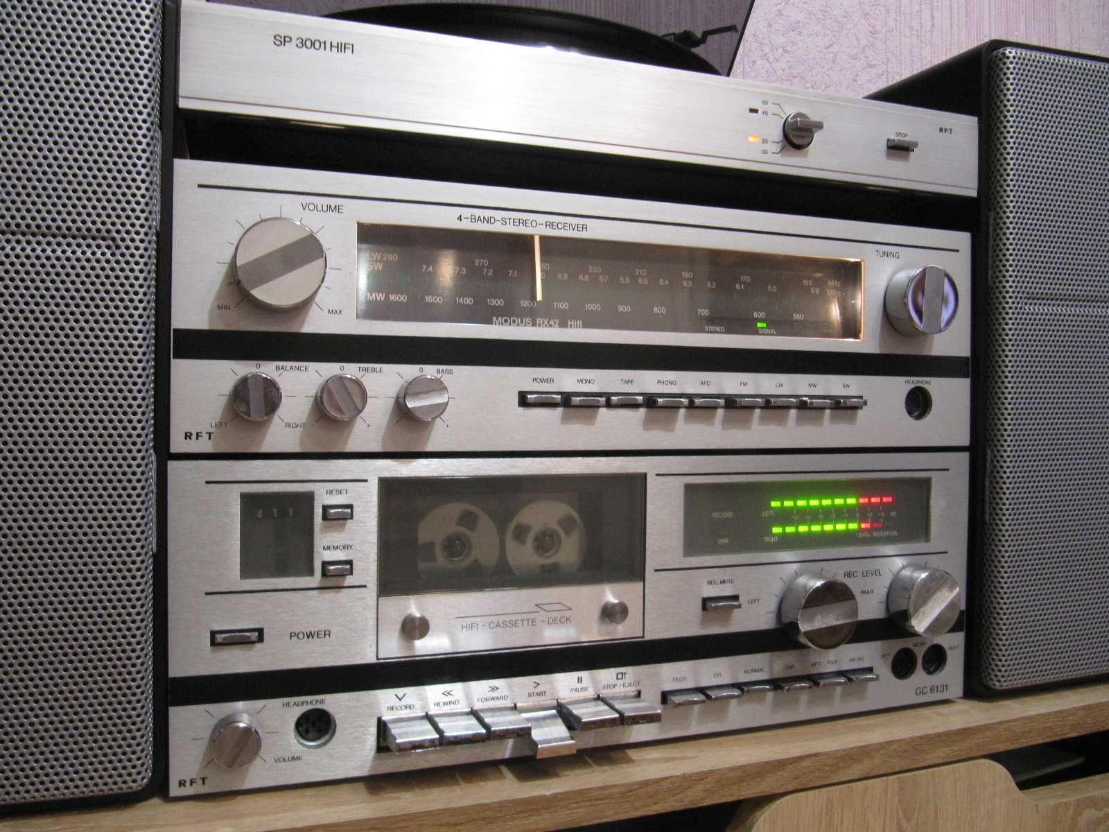 Музична Аудіо Система RFT Germany HI-FI з Програвачем Вінілу *Оригінал