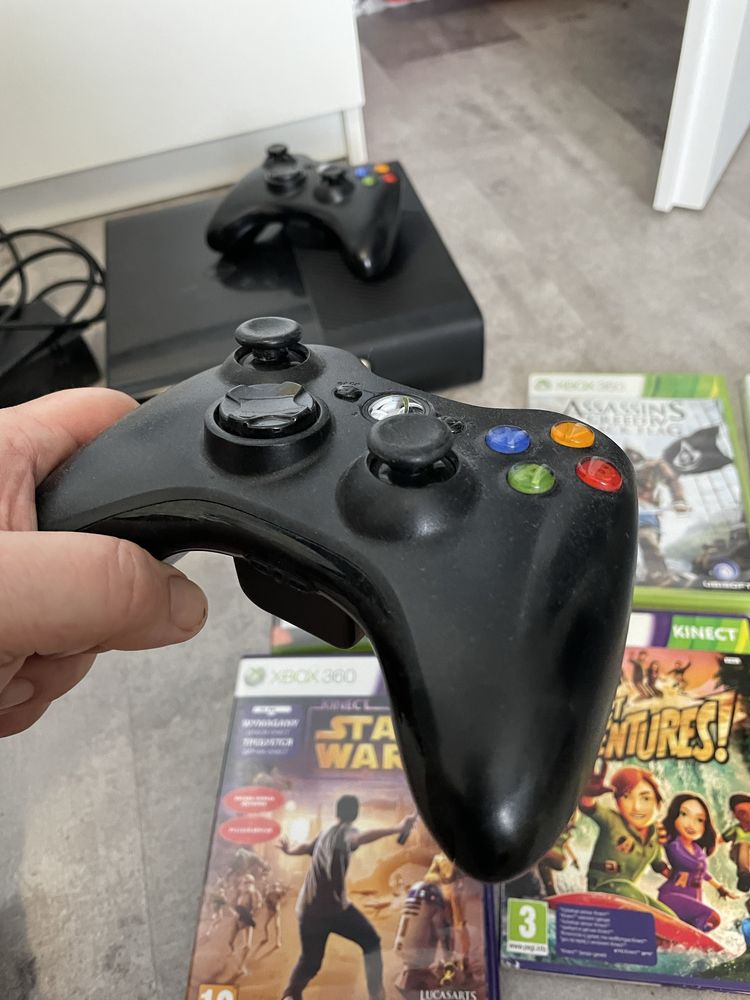 X box 360 kinect dwa pady gry