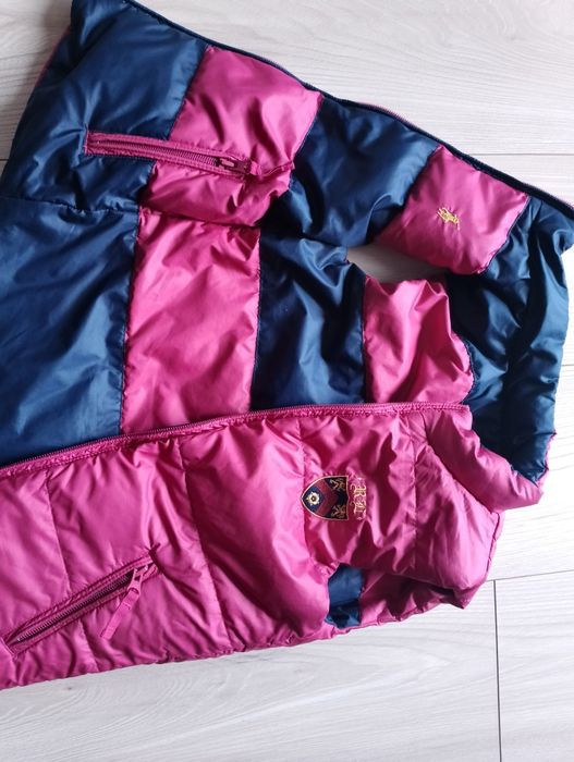 Puchowa kamizelka dla chłopca Ralph Lauren 110 - 116 dwustronna