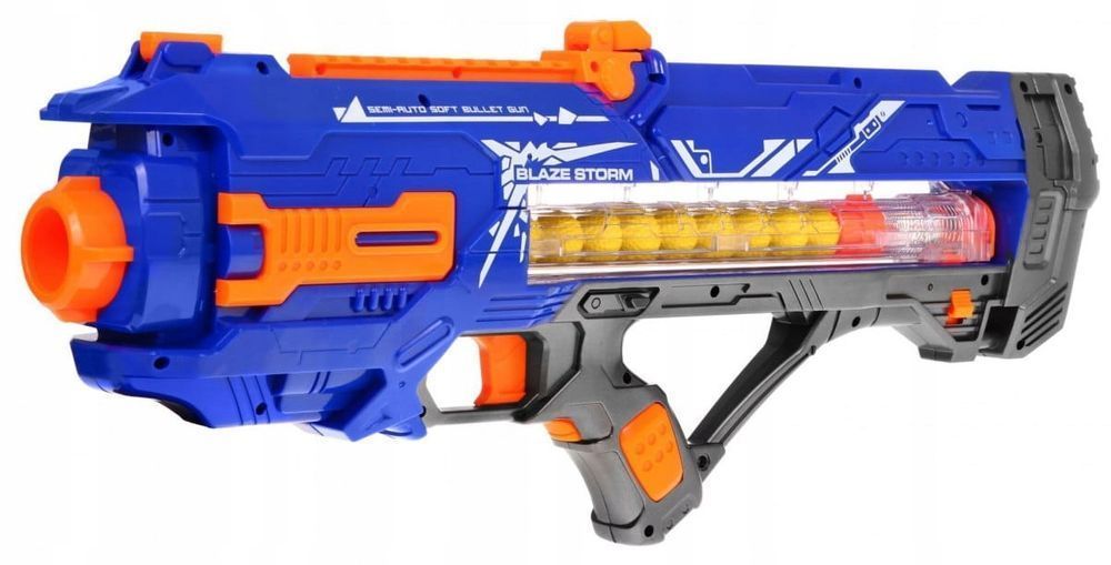 KARABIN półautomat blaze + 12 kulek do NERF