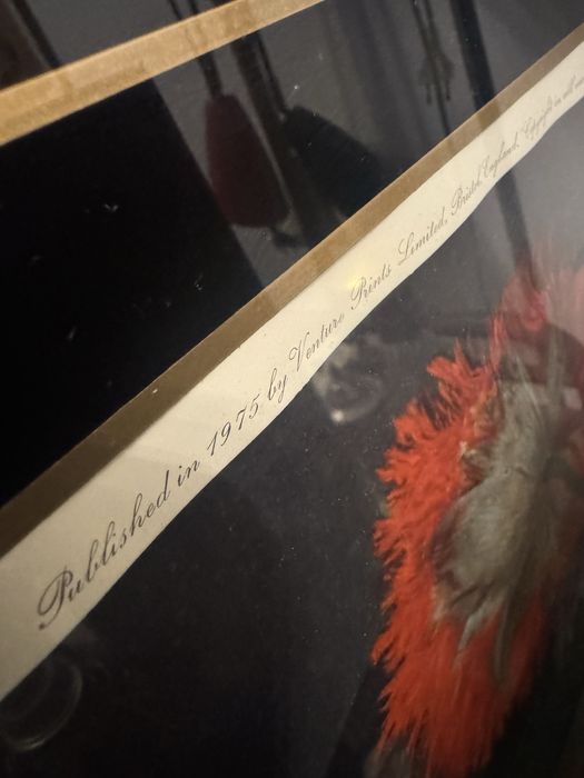 Quadro moldura reproduçao Johann Baptist Drecshler