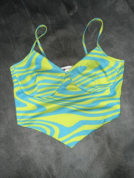 Top Verde e Azul New Yorker